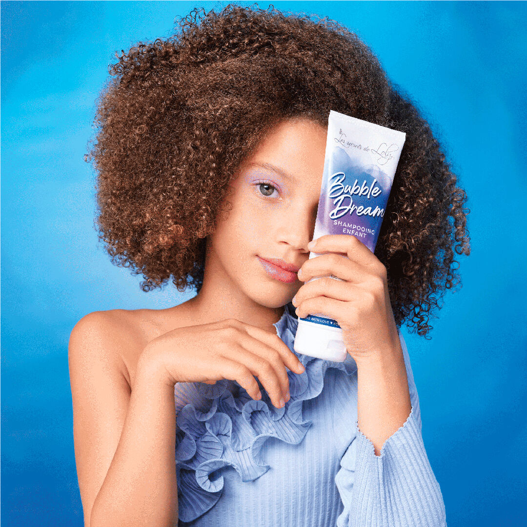 Routine cheveux frisés enfants